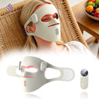 Ice Compress LED Face Mask — 72-Bead 4-in-1 Light Therapy, Wireless Control