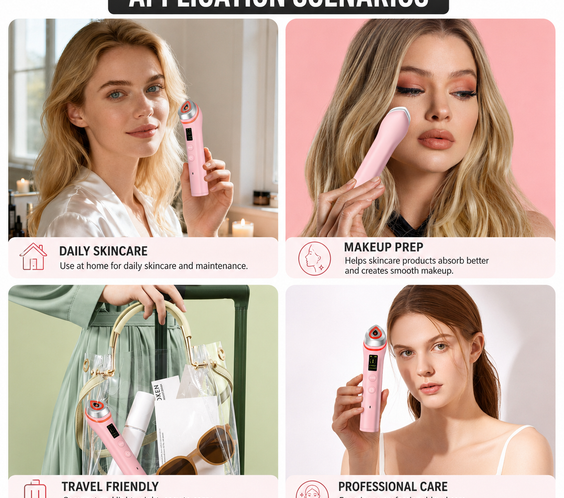 EMS LED Beauty Wand — 5-Color Light Therapy & Microcurrent Facial Massager