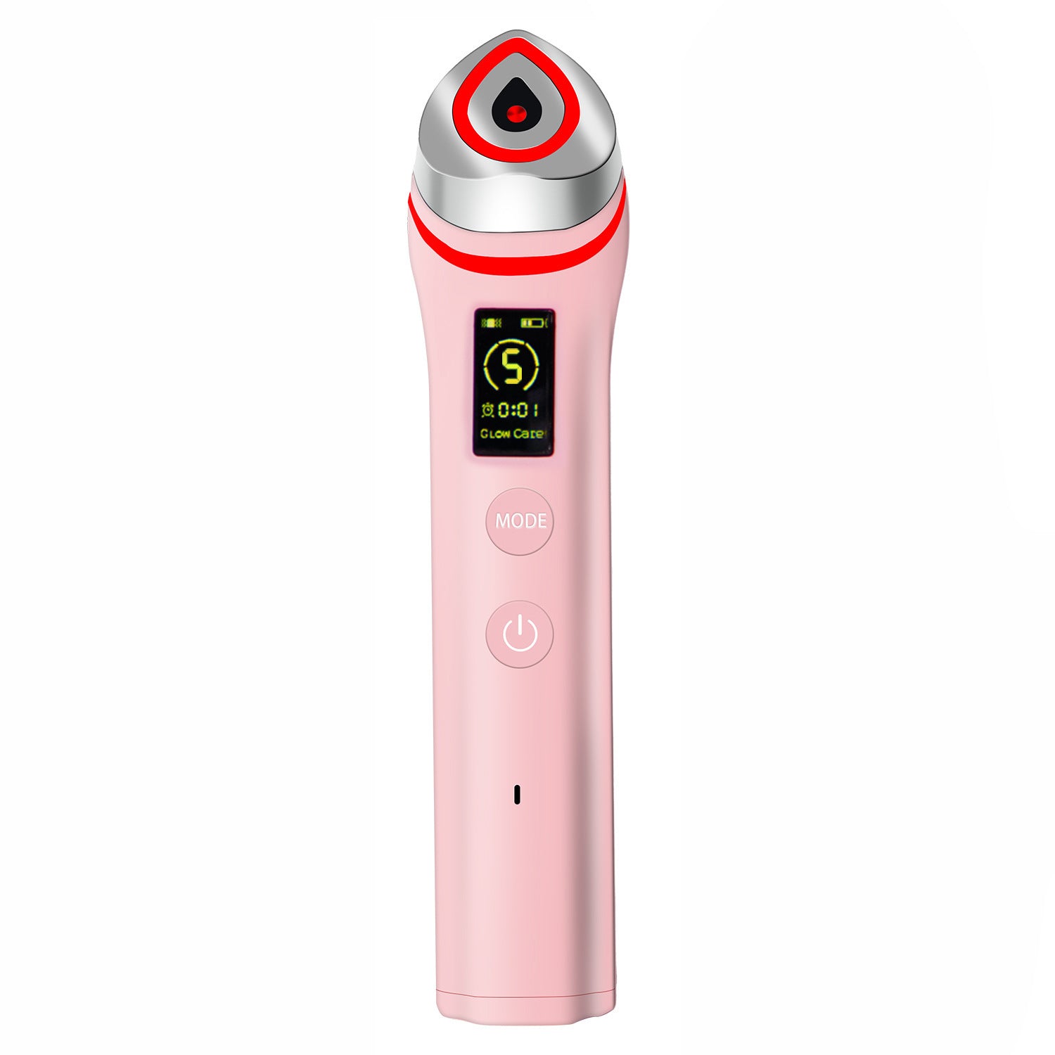 EMS LED Beauty Wand — 5-Color Light Therapy & Microcurrent Facial Massager