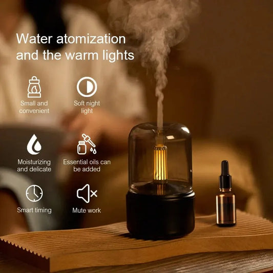 KINSCOTER: Luz Nocturna, Humidificador y Difusor de Aromas Todo en Uno