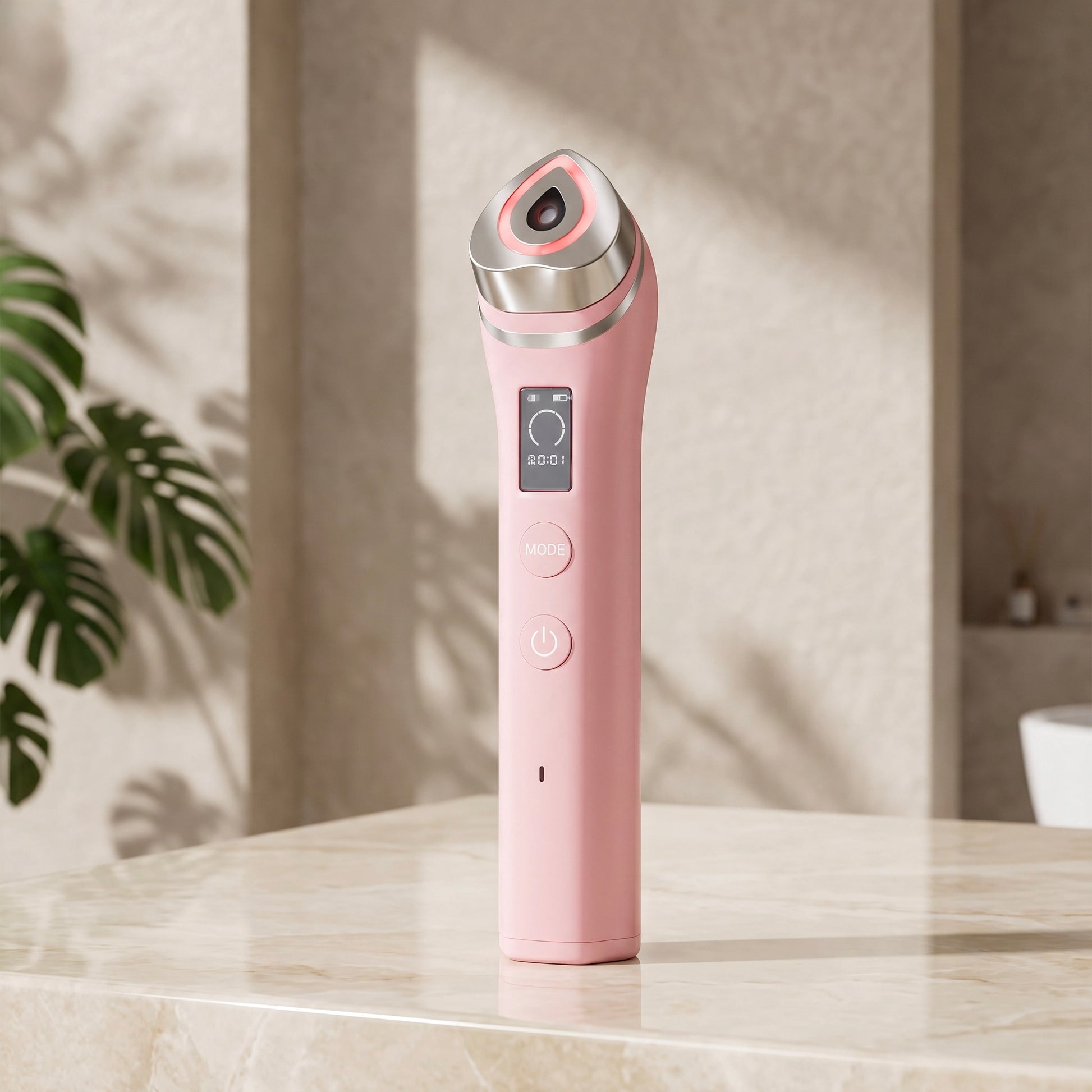 EMS LED Beauty Wand — 5-Color Light Therapy & Microcurrent Facial Massager